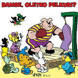 Omslagsbild för Bamse, oletko pelkuri?