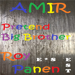 Cover for AMIR Pretend Big Brother (extra short text, English / Swedish)