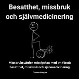 Bokomslag för Besatthet, missbruk och självmedicinering