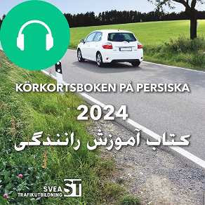 Omslagsbild för Körkortsboken på Persiska 2024