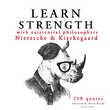 Omslagsbild för Learn Strength with Existential Philosophers: Nietzsche & Kierkegaard