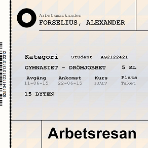 Omslagsbild för "Arbetsresan: Vägen till drömjobbet med autism, asperger och ADHD"