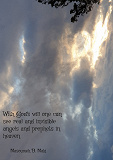 Omslagsbild för With God's will one can see real and invisible angels and prophets in heaven