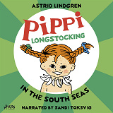 Omslagsbild för Pippi Longstocking in the South Seas
