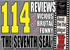 Cover for The 114 most fun (and brutal) reviews of the movie ”The Seventh Seal”