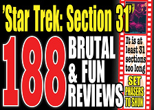 Cover for The 188 most brutal reviews of the movie ”Star Trek: Section 31”