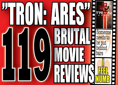 Cover for The 119 most vicious reviews of the movie ”Tron: Ares”