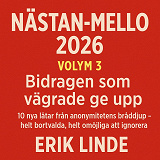 Cover for Nästan-Mello 2026. Volym 3 - Bidragen som vägrade ge upp