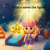 Cover for Tindra saves the light