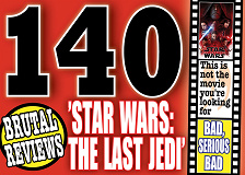 Cover for 140 brutal reviews of ”Star Wars: The Last Jedi”