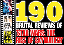 Cover for 190 brutal reviews of ”Star Wars: The Rise of Skywalker”