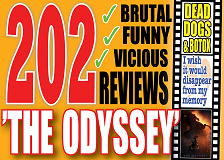 Cover for The 202 most vicious reviews of the movie ”The Odyssey”
