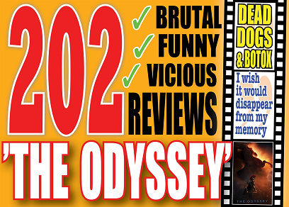 Cover for The 202 most vicious reviews of the movie ”The Odyssey”
